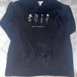 Black crewneck originally from American Eagle, size small